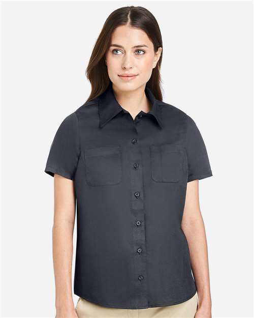 Harriton Women's Advantage IL Short Sleeve Dress Shirt M585W