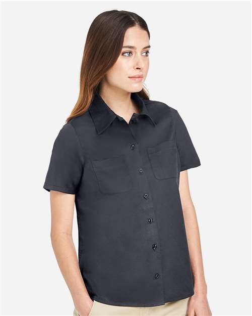 Harriton Women's Advantage IL Short Sleeve Dress Shirt M585W