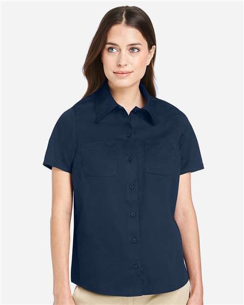 Harriton Women's Advantage IL Short Sleeve Dress Shirt M585W