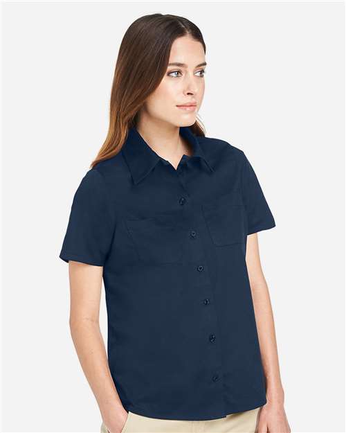 Harriton Women's Advantage IL Short Sleeve Dress Shirt M585W