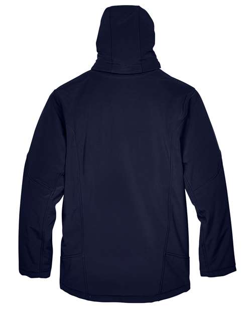 North End Men's Glacier Insulated Three-Layer Softshell with Detachable Hood 88159