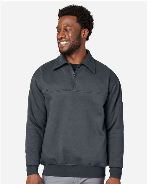 Harriton Unisex ClimaBloc™ Heavyweight Tactical Quarter-Zip Pullover M712