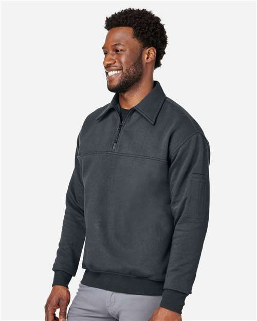 Harriton Unisex ClimaBloc™ Heavyweight Tactical Quarter-Zip Pullover M712