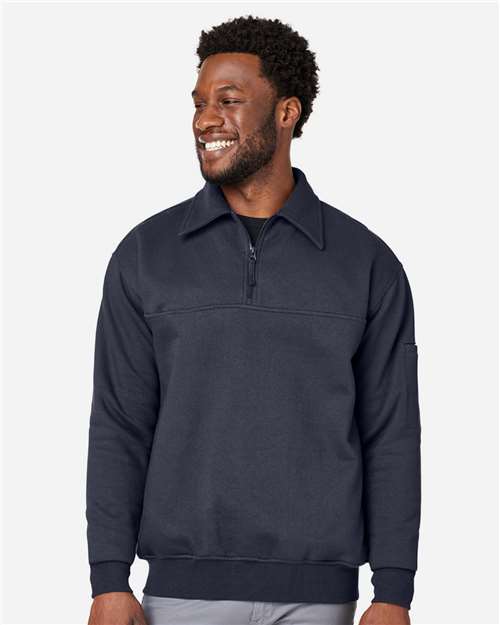 Harriton Unisex ClimaBloc™ Heavyweight Tactical Quarter-Zip Pullover M712