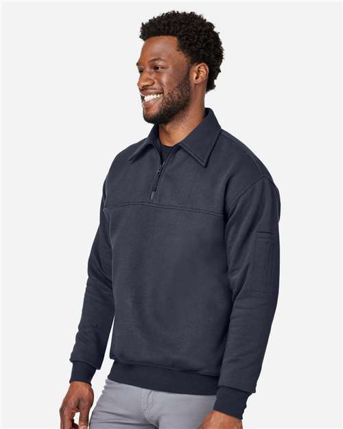 Harriton Unisex ClimaBloc™ Heavyweight Tactical Quarter-Zip Pullover M712