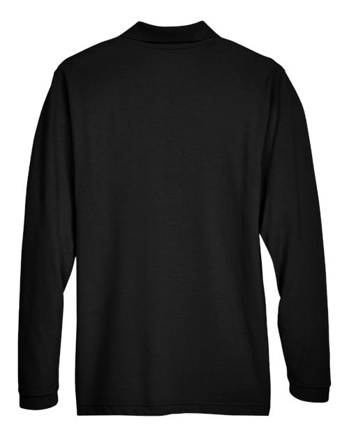 Harriton Men's Easy Blend™ Long Sleeve Polo M265L