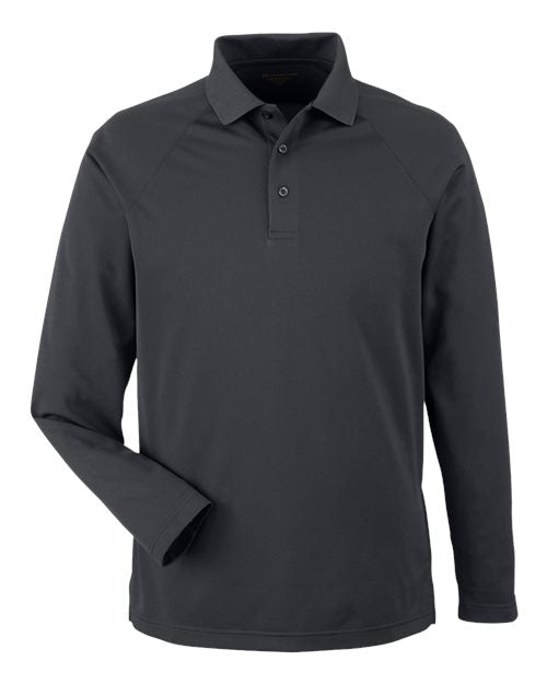 Harriton Men's Charge Snag and Soil Protect Long Sleeve Polo M208L