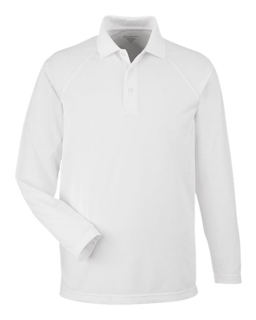 Harriton Men's Charge Snag and Soil Protect Long Sleeve Polo M208L