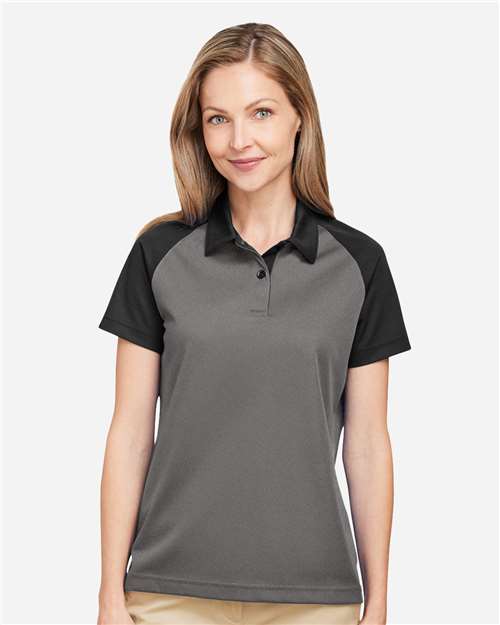 Team 365 Women's Command Snag-Protection Colorblock Polo TT21CW