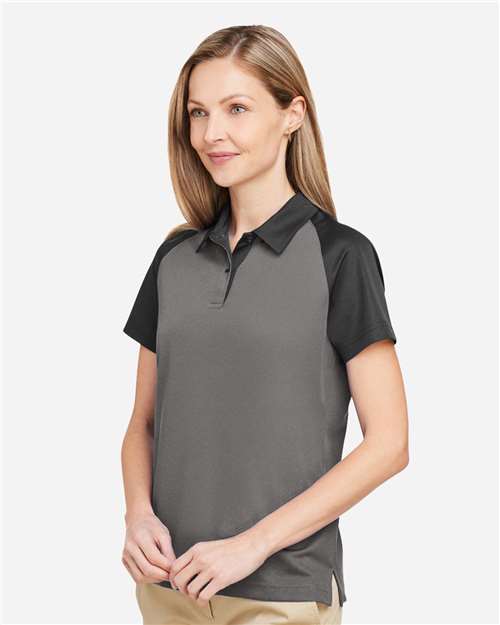 Team 365 Women's Command Snag-Protection Colorblock Polo TT21CW