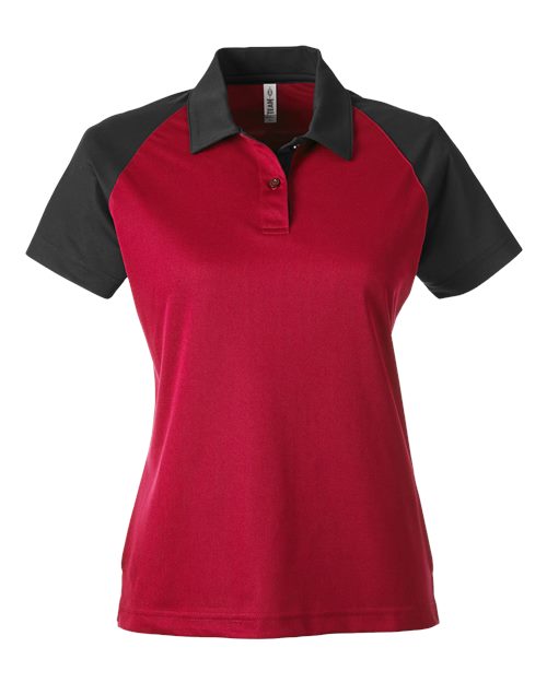 Team 365 Women's Command Snag-Protection Colorblock Polo TT21CW