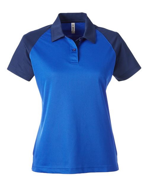 Team 365 Women's Command Snag-Protection Colorblock Polo TT21CW