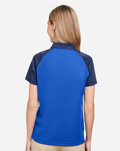 Team 365 Women's Command Snag-Protection Colorblock Polo TT21CW