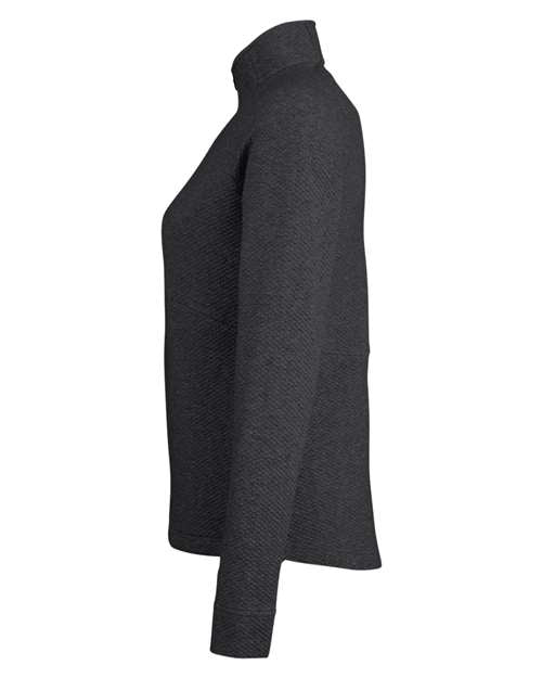 North End Women's Spirit Textured Quarter-Zip Pullover NE725W