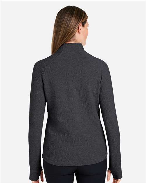North End Women's Spirit Textured Quarter-Zip Pullover NE725W