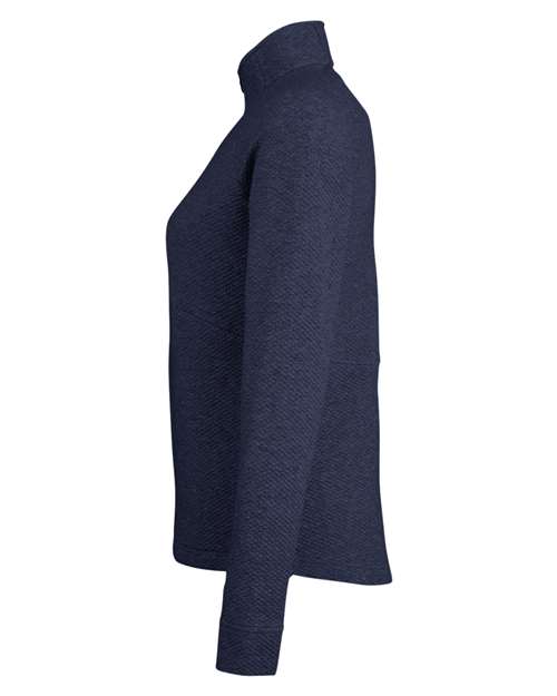 North End Women's Spirit Textured Quarter-Zip Pullover NE725W