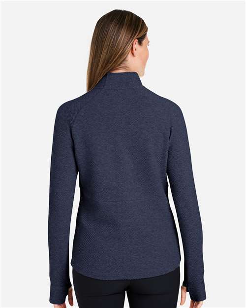 North End Women's Spirit Textured Quarter-Zip Pullover NE725W