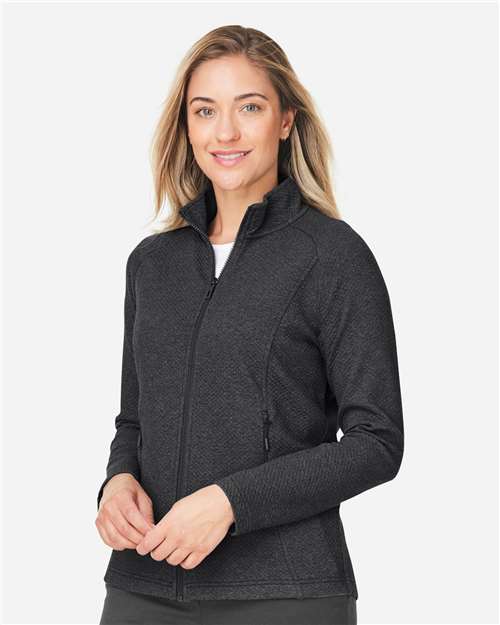 North End Women's Spirit Textured Full-Zip NE727W