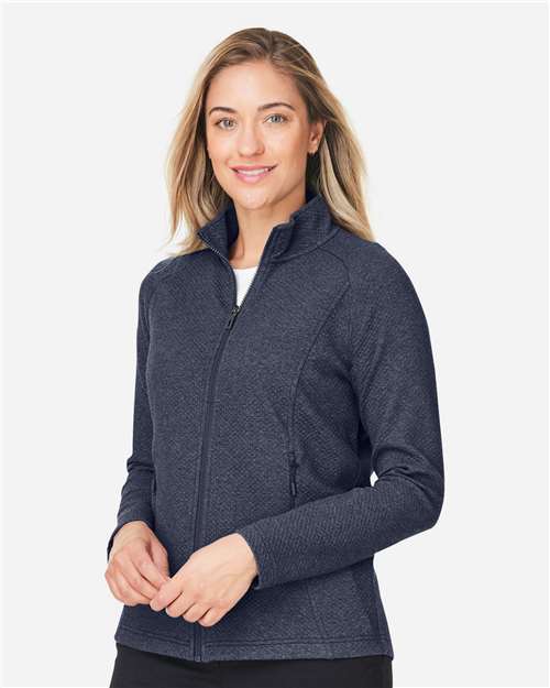 North End Women's Spirit Textured Full-Zip NE727W