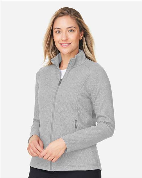 North End Women's Spirit Textured Full-Zip NE727W