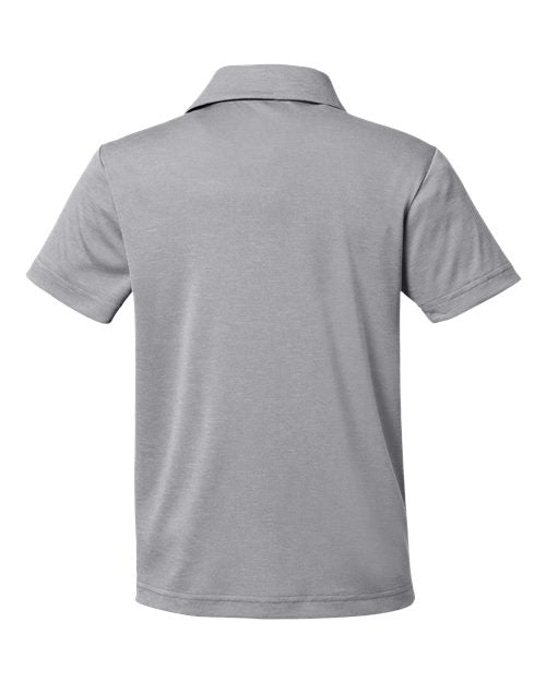 Team 365 Youth Zone Sonic Heather Performance Polo TT51HY