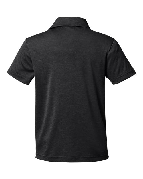 Team 365 Youth Zone Sonic Heather Performance Polo TT51HY