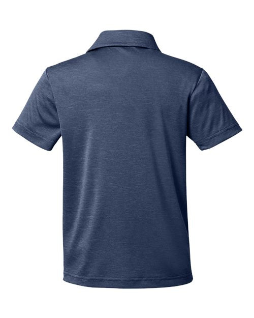 Team 365 Youth Zone Sonic Heather Performance Polo TT51HY