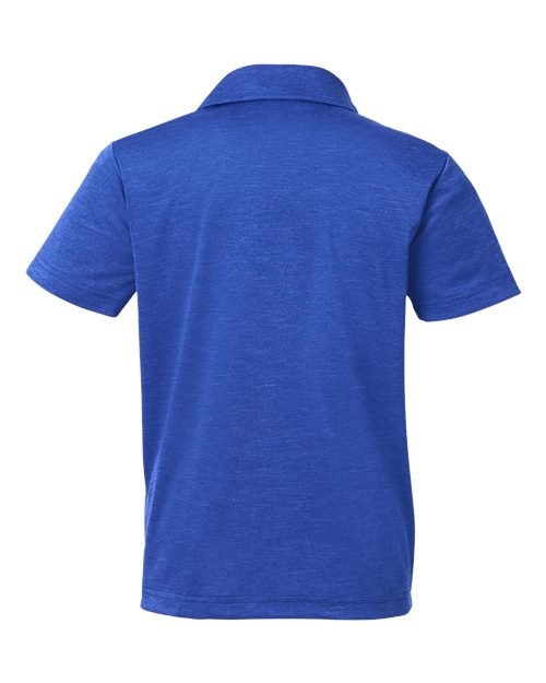 Team 365 Youth Zone Sonic Heather Performance Polo TT51HY