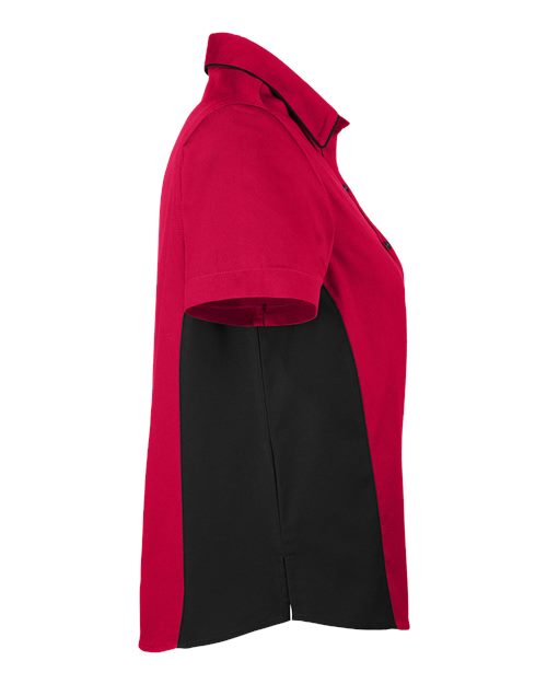 Harriton Women's Flash IL Colorblock Shirt M586W