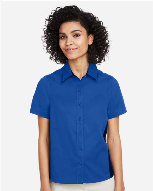 Harriton Women's Flash IL Colorblock Shirt M586W