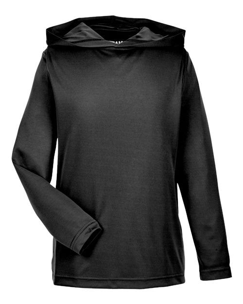 Team 365 Youth Zone Performance Hooded Long Sleeve T-Shirt TT41Y