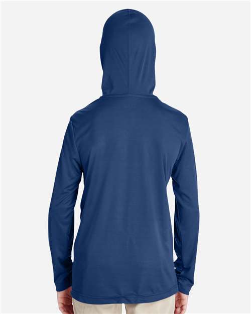Team 365 Youth Zone Performance Hooded Long Sleeve T-Shirt TT41Y