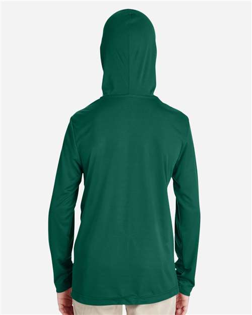Team 365 Youth Zone Performance Hooded Long Sleeve T-Shirt TT41Y