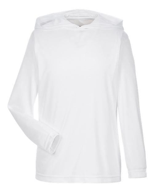 Team 365 Youth Zone Performance Hooded Long Sleeve T-Shirt TT41Y