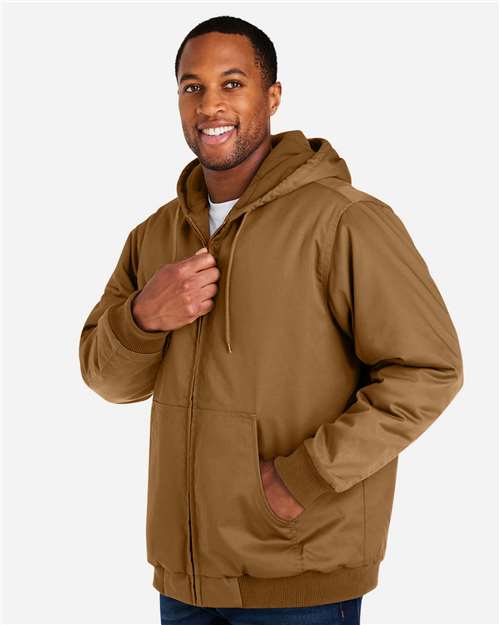 Harriton Unisex Tall ClimaBloc® Heavyweight Hooded Full-Zip Jacket M722T