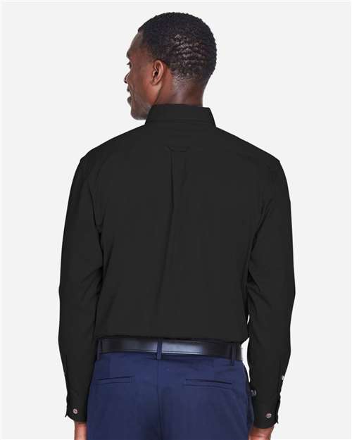 Harriton Men's Tall Easy Blend™ Twill Dress Shirt M500T