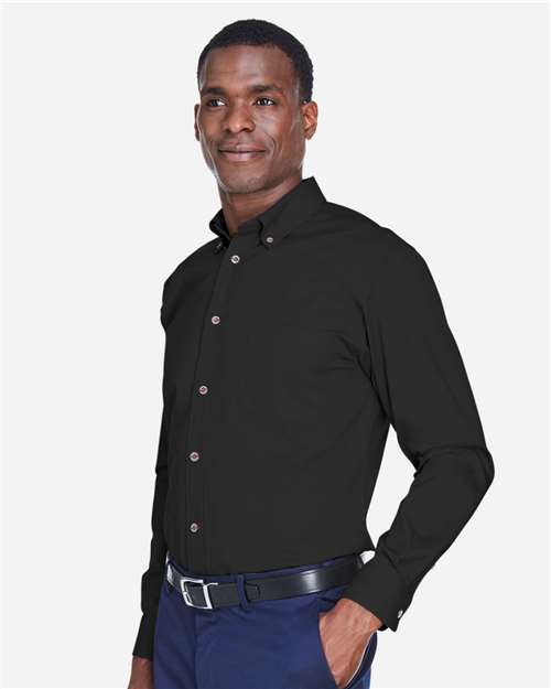 Harriton Men's Tall Easy Blend™ Twill Dress Shirt M500T