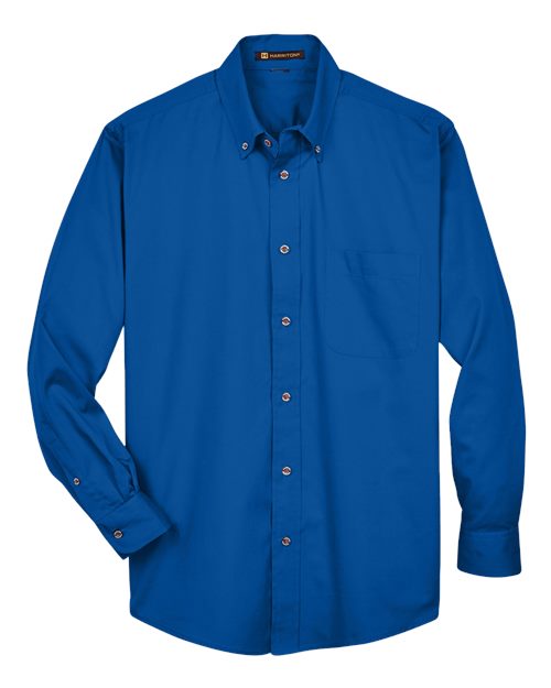 Harriton Men's Tall Easy Blend™ Twill Dress Shirt M500T