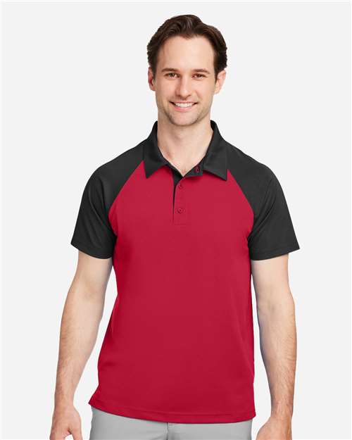 Team 365 Men's Command Snag-Protection Colorblock Polo TT21C