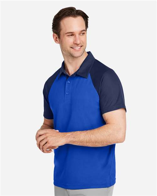 Team 365 Men's Command Snag-Protection Colorblock Polo TT21C