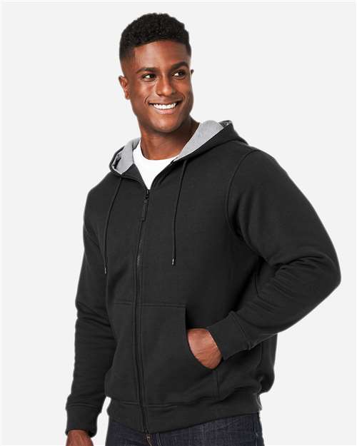 Harriton Unisex ClimaBloc™ Lined Heavyweight Hooded Sweatshirt M711