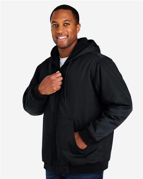 Harriton Unisex ClimaBloc® Heavyweight Hooded Full-Zip Jacket M722