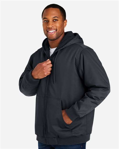 Harriton Unisex ClimaBloc® Heavyweight Hooded Full-Zip Jacket M722