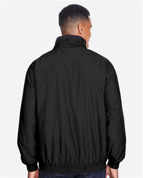Harriton Unisex Fleece Lined Nylon Jacket M740