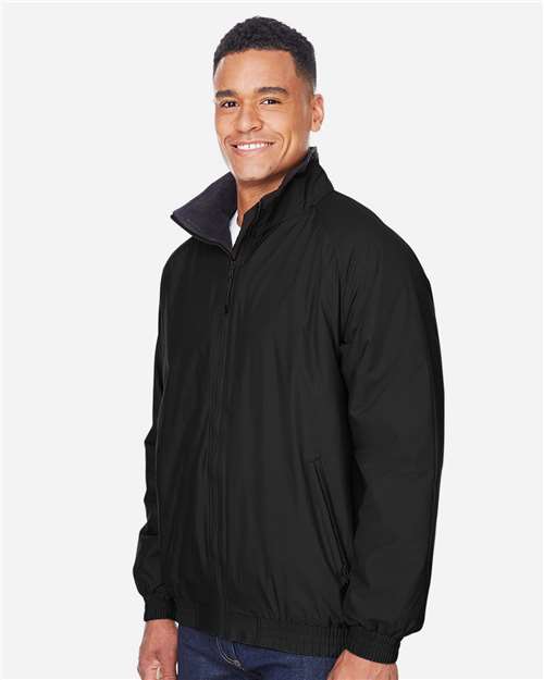 Harriton Unisex Fleece Lined Nylon Jacket M740
