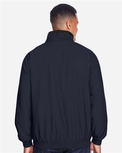 Harriton Unisex Fleece Lined Nylon Jacket M740
