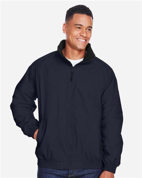 Harriton Unisex Fleece Lined Nylon Jacket M740