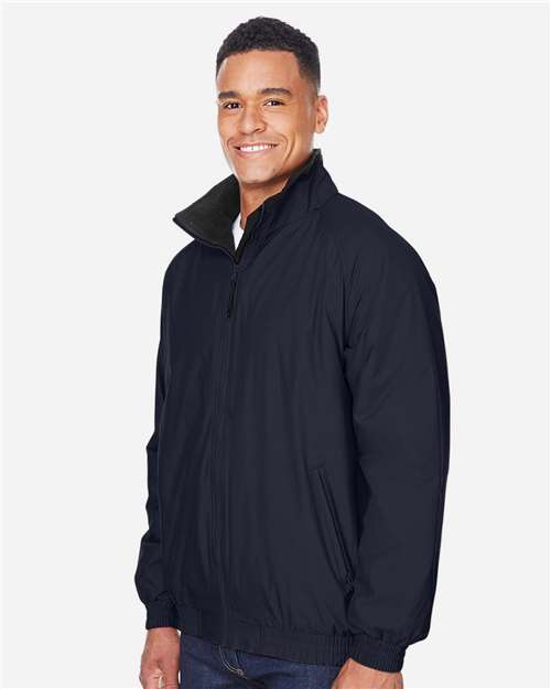 Harriton Unisex Fleece Lined Nylon Jacket M740