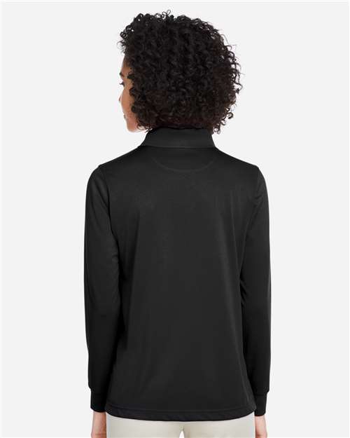 Harriton Women's Advantage Snag Protection Plus IL Long Sleeve Polo M348LW