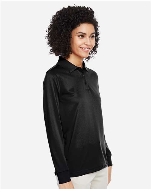 Harriton Women's Advantage Snag Protection Plus IL Long Sleeve Polo M348LW